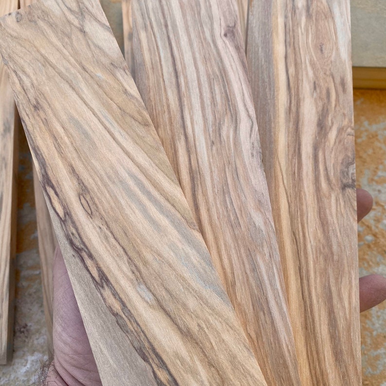 Olive Wood Planks Dry Olive Wood Blanks Exotic Wood Etsy