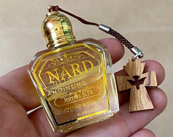 Aceite esencial, aceite de unción, nardo, nardo, aceite de Tierra Santa, aceite de bendición, aceite esencial puro