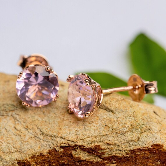Simulated morganite best sale earrings