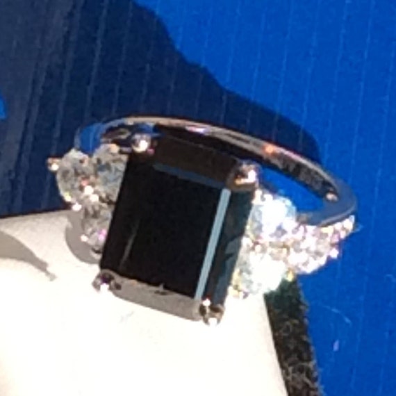 Simulated black diamond clearance