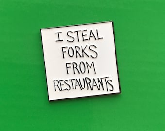 I steal forks from restaurants - Curb Your Enthusiasm