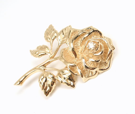 Vintage 14k Yellow and Rose Gold Multi Flower Pendant Brooch – JT Jewelry  Shop