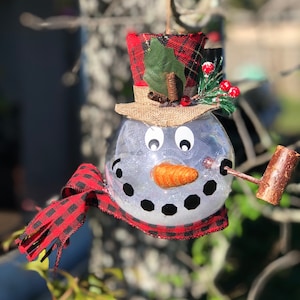 Snowman Globe Ornament