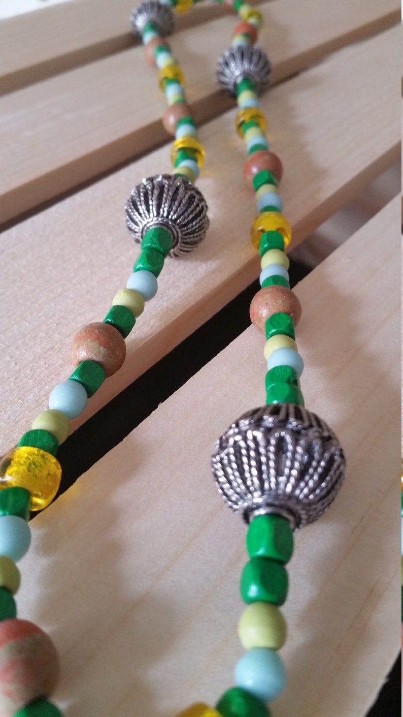 5-Piece Set Filigree and Green