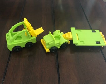 Instruction Sheet ONLY for Vintage Topper Toy Johnny Express Fork Lift Toy