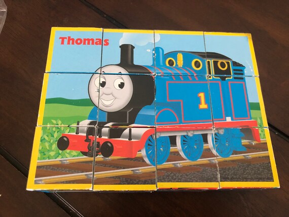 Vintage Thomas the Train Wooden Block 