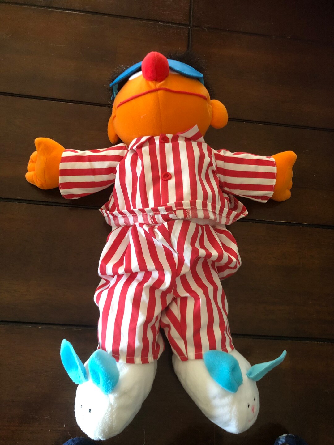 1996 Vintage Sleep and Snore Ernie Plush Toy Doll Stuffed Tyco Etsy