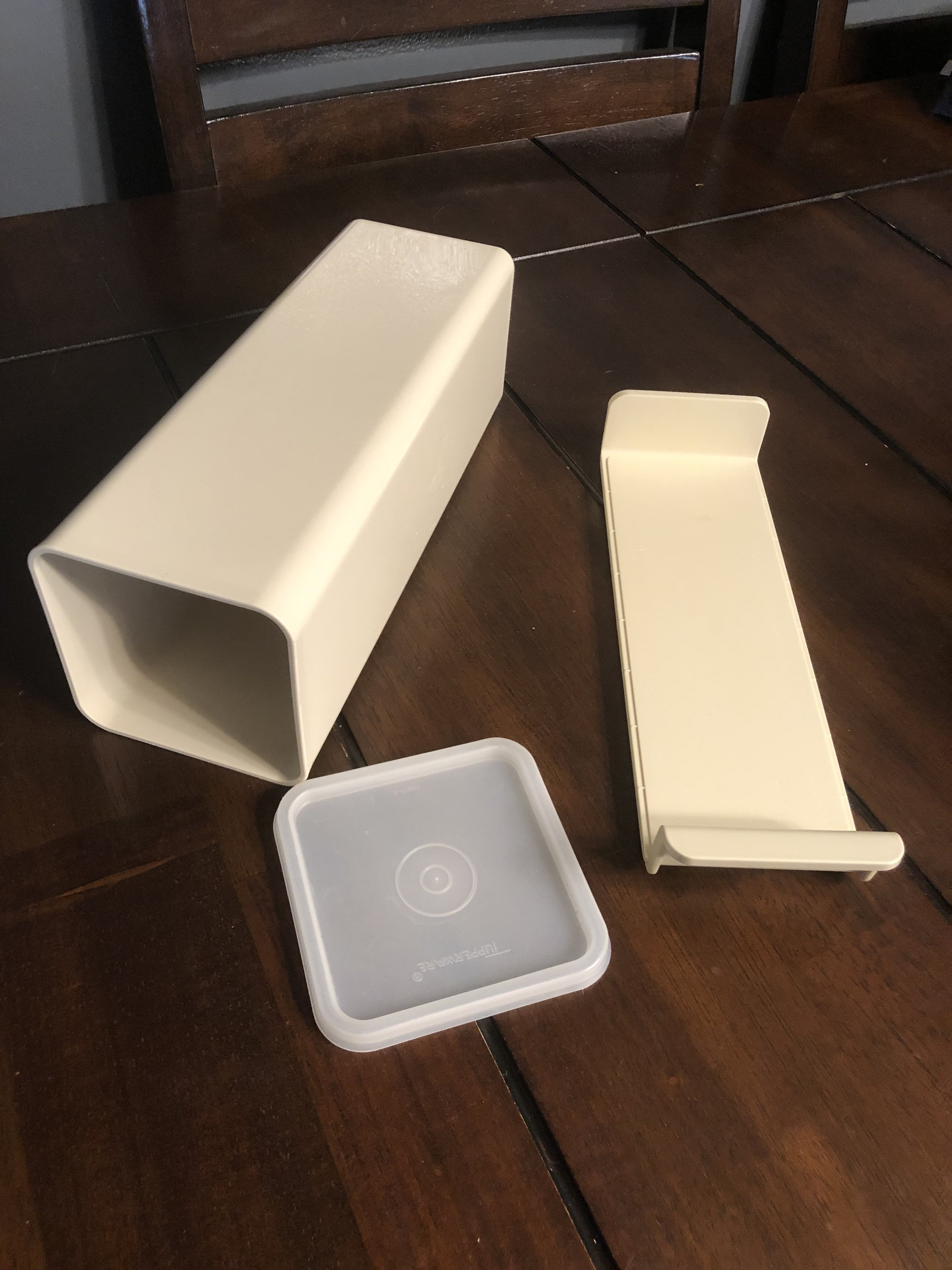 Vintage Tupperware Large 3 Piece Cheese Keeper FREE SHIPPING Etsy