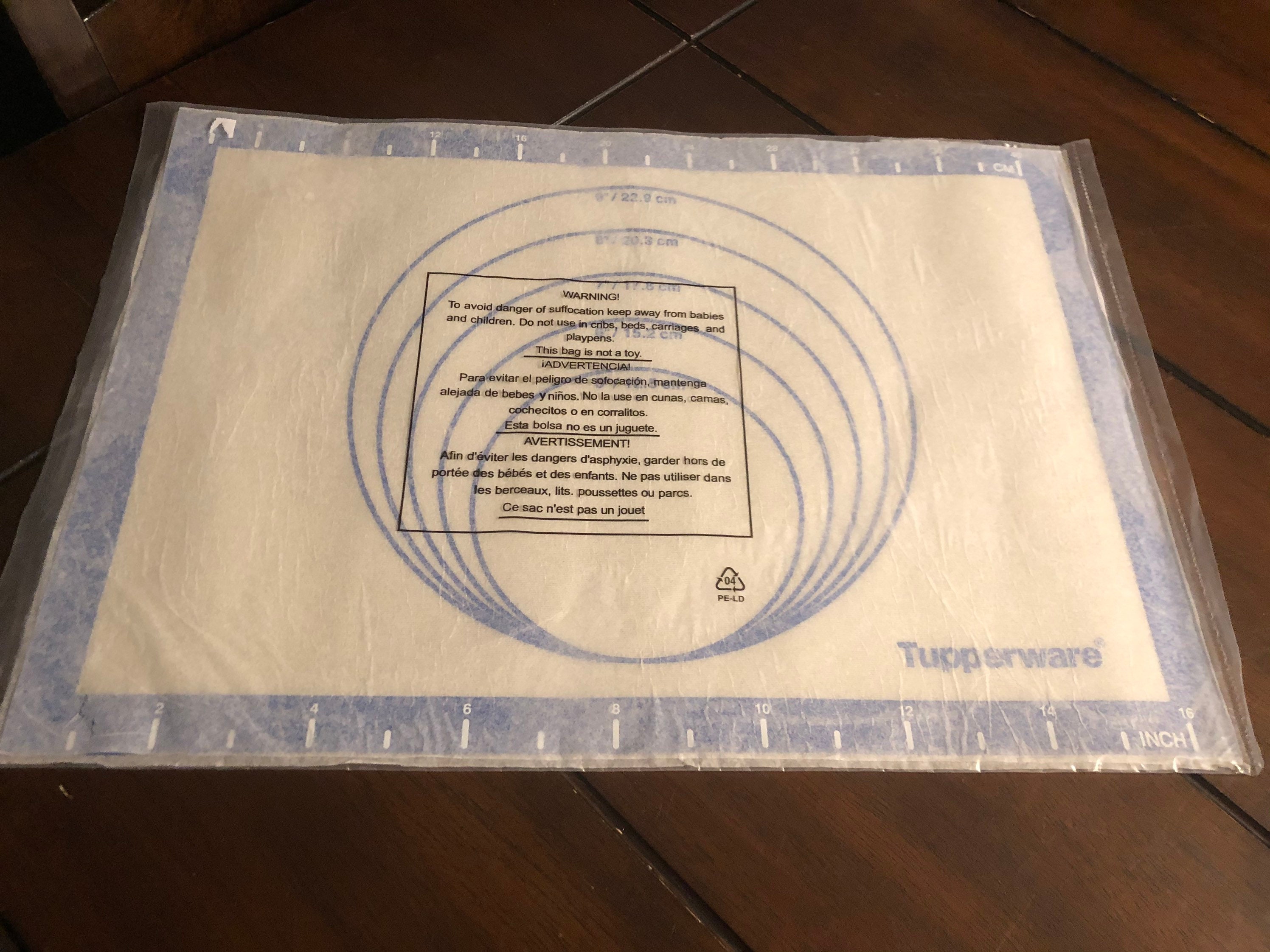 NEW Vintage Tupperware roll out pastry baking sheet FREE Etsy