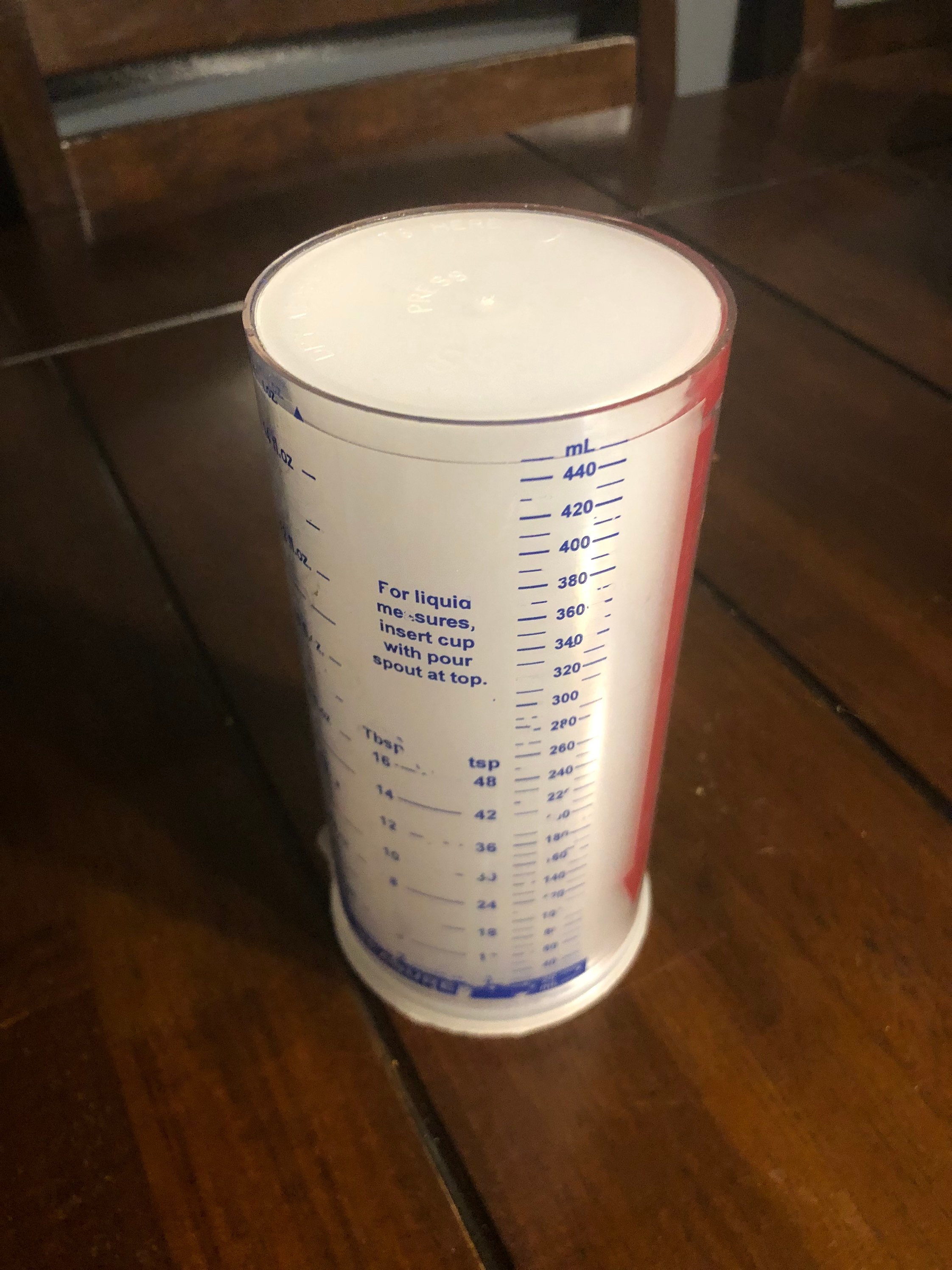 Pampered Chef, Kitchen, Pampered Chef Measure All 2 Cup Wet Dry Solid Measuring  Cup 200 Push Up 2225