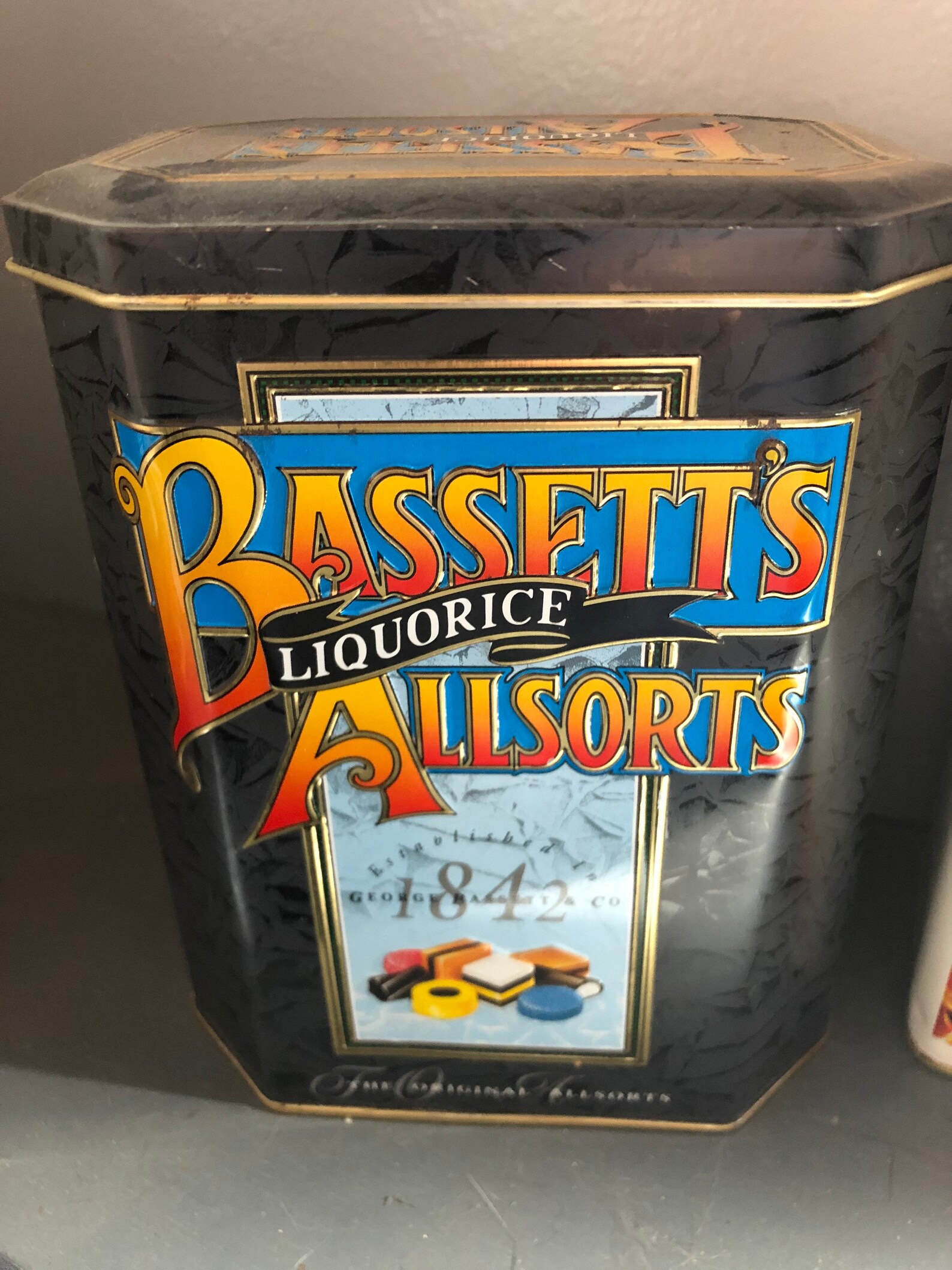 Vintage Bassetts Licorice All Sorts Candy Tin Advertising Etsy UK