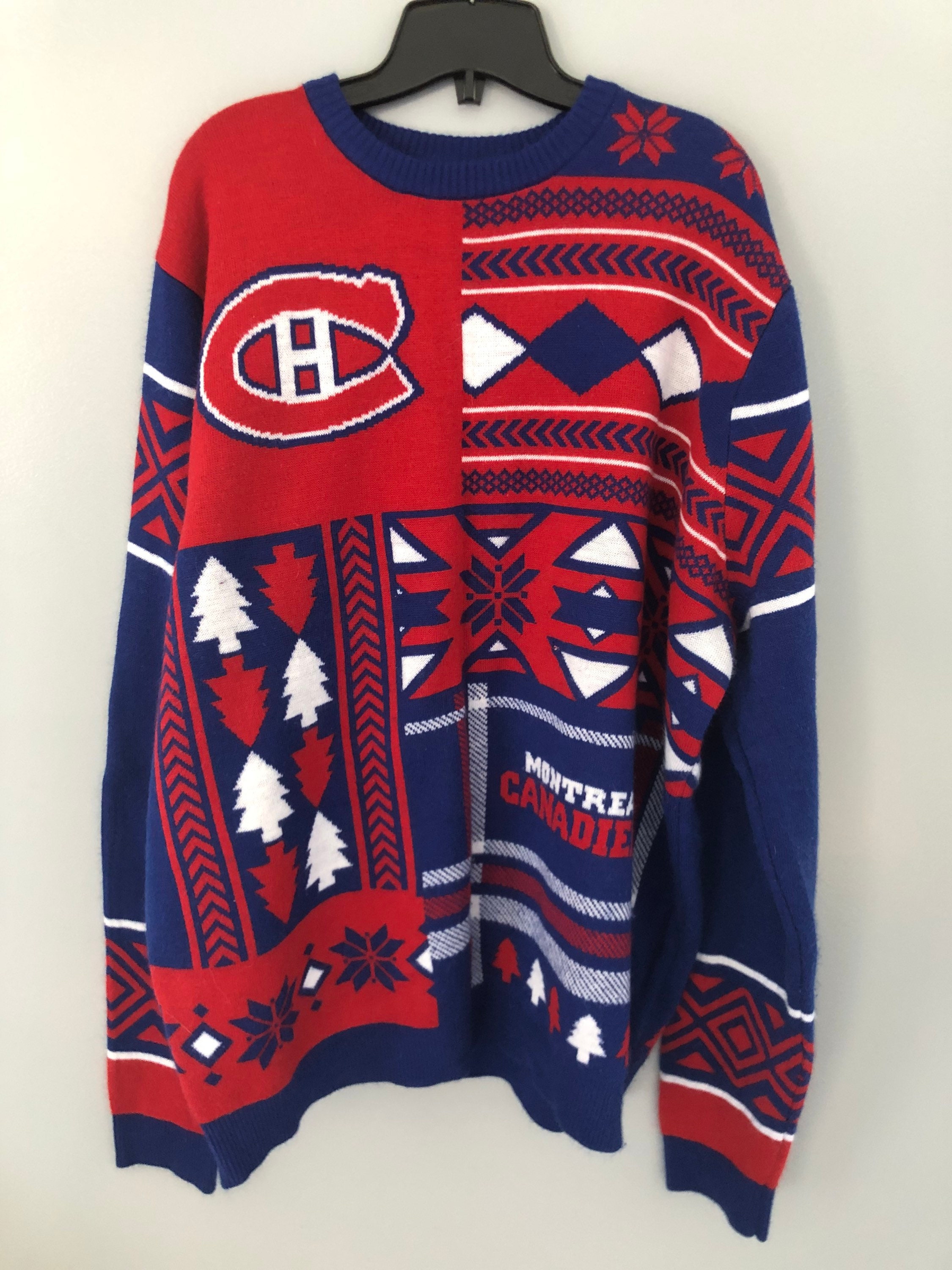 Montreal Canadiens Basic Knitted Ugly Christmas Sweater AOP Gift