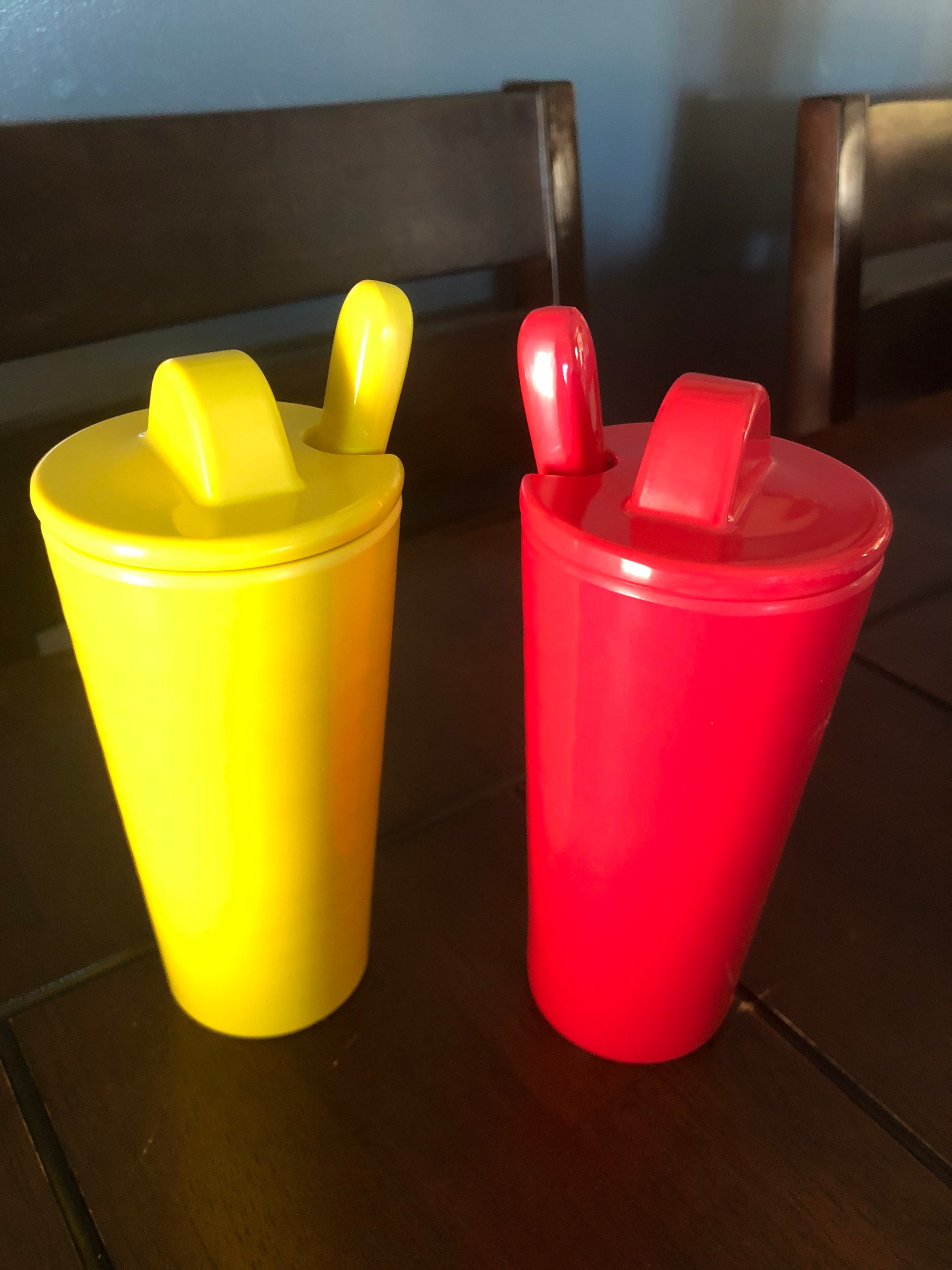 Vintage Melamine Mustard Ketchup Condiment Dispensers and Etsy UK