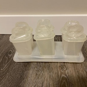 VINTAGE Tupperware Ice Tups Popsicle Mold full set