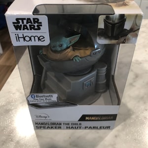 New in box Ihome Star Wars Mandalorian The Child Bluetooth speaker Disney