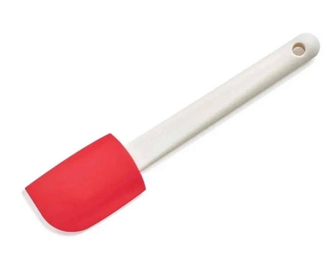 Vintage Tupperware Large White and Chili Red Silicone Double Sided