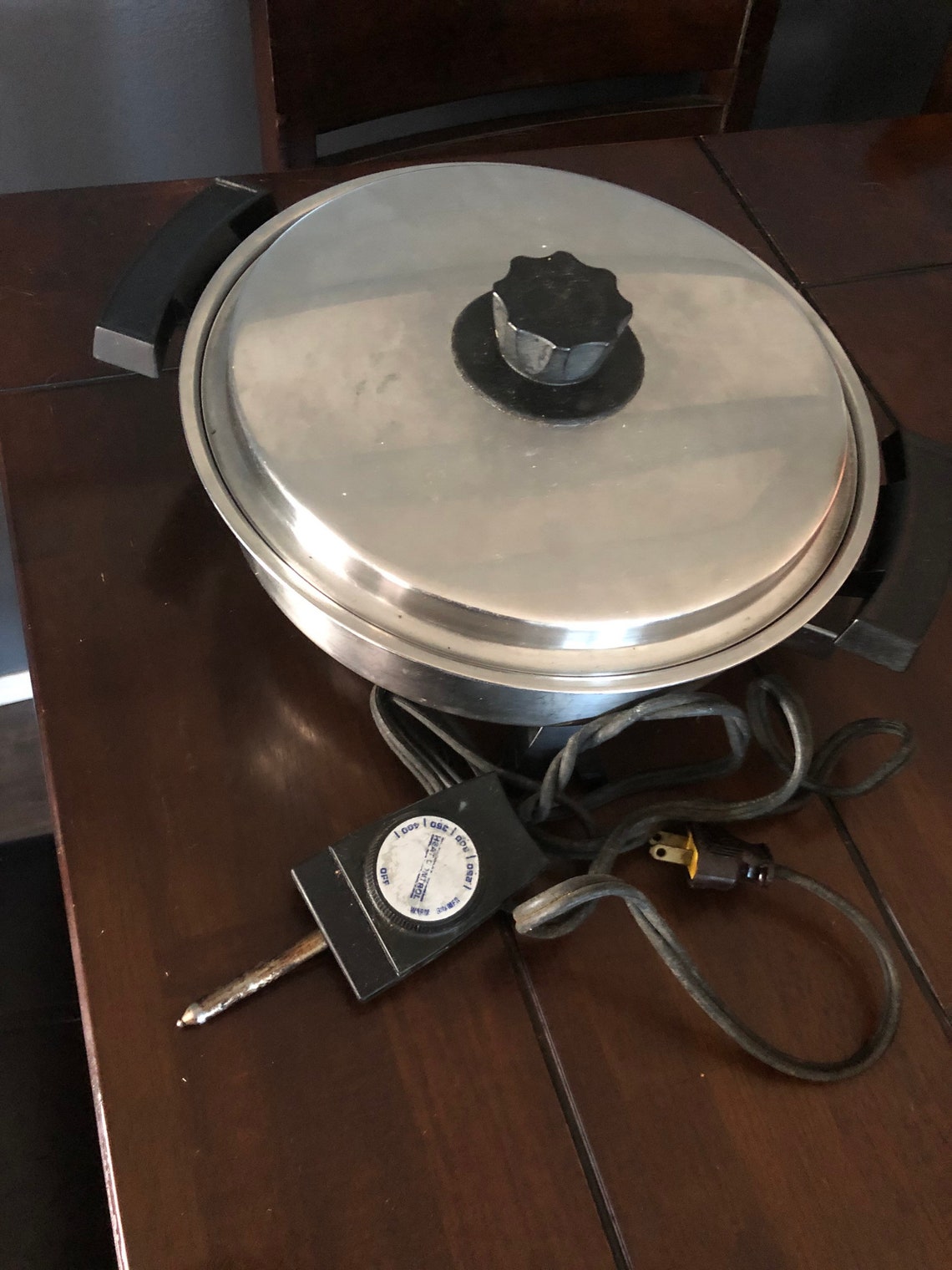 West Bend Webalco stainless steel liquid core electric skillet Etsy