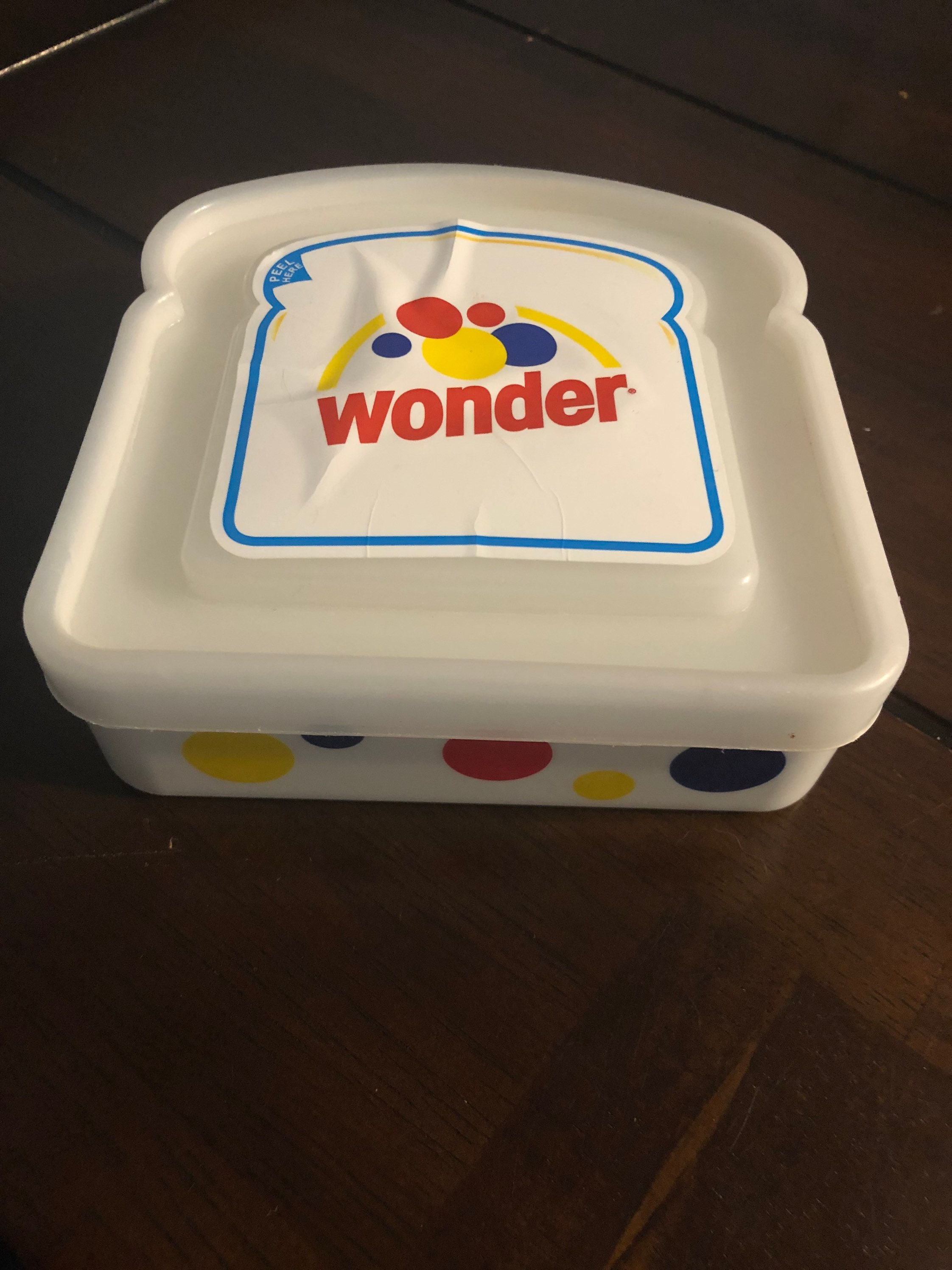 Vintage Plastic Wonder Bread Sandwich Container Advertisement - Etsy Vintage Plastic Wonder Bread Sandwich Container Advertisement - Etsy