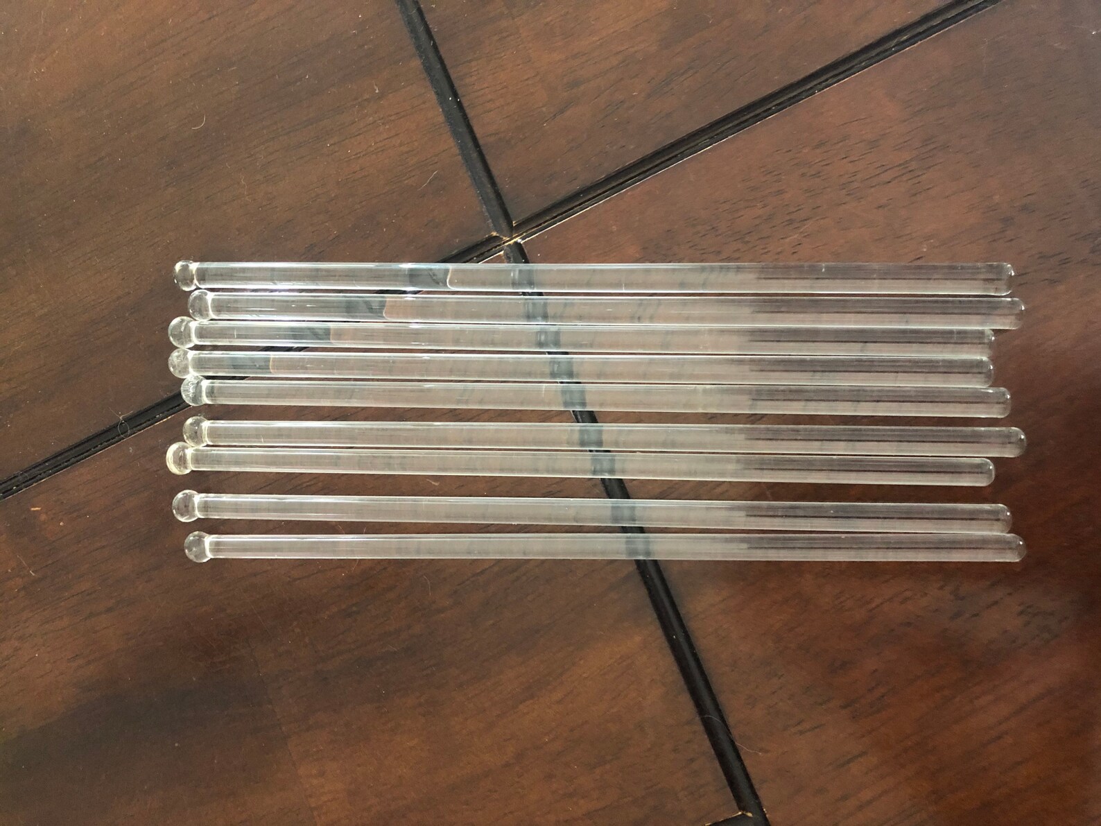 10 Vintage Solid Glass Chemistry Rod Stir Sticks Home School Etsy