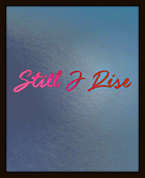 Todavia Me Levanto Inspirado Reina Decor Home Decoracion Pared Etsy