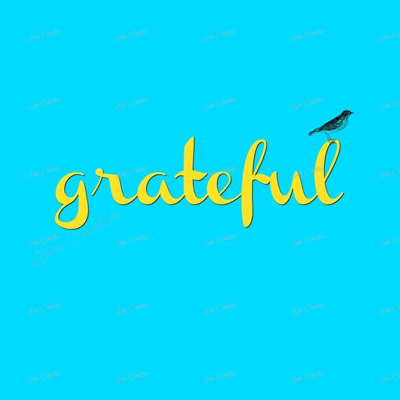 Grateful Best Quotes Thank You Appreciation 8 X 10 Birthday Etsy