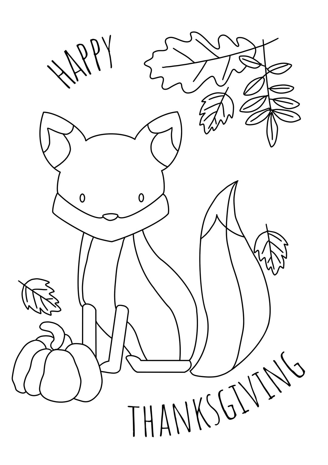 Thanksgiving Coloring Page Kids Coloring Coloring Page Kids 