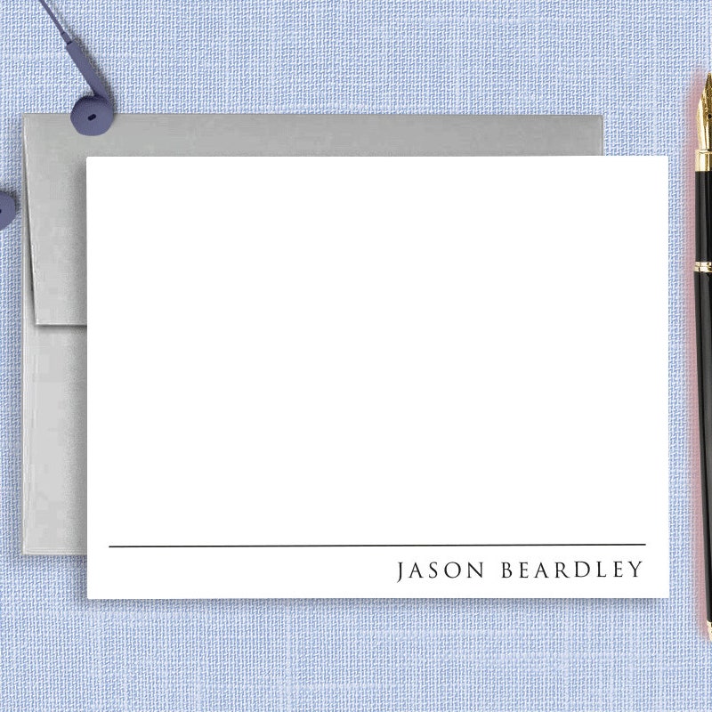 Personalized Stationery for Men - Etsy