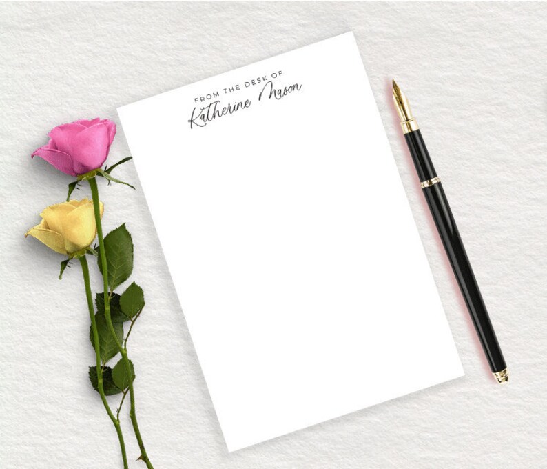 Personalized Notepad Personalized Stationery Stationary | Etsy