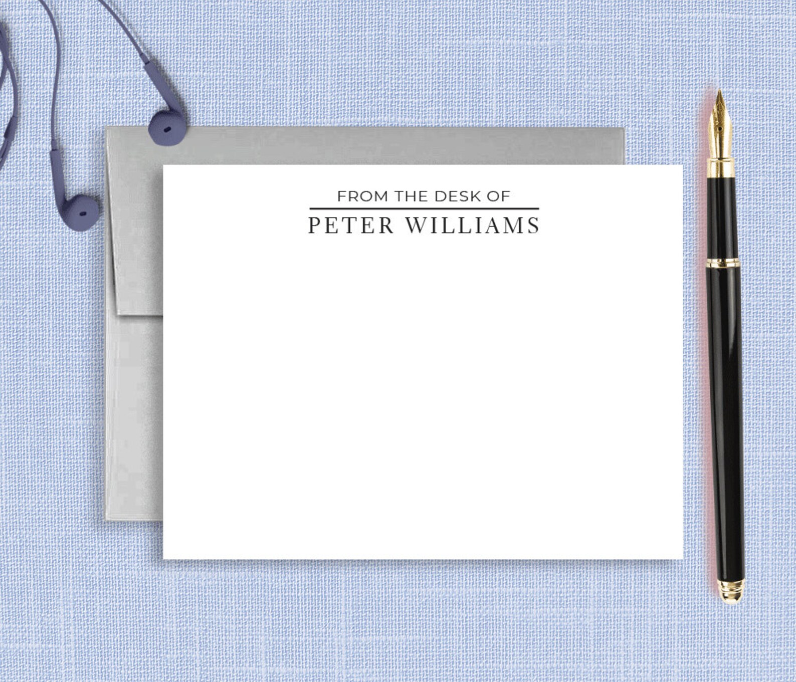 Personalized Stationery for Men Mens Stationary From the - Etsy