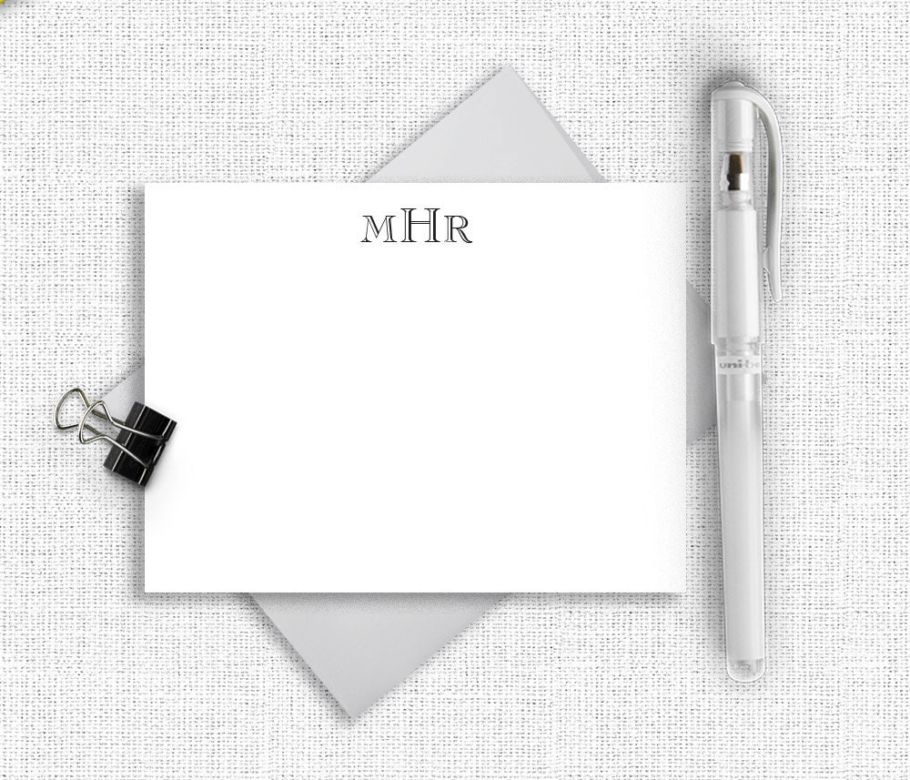 Personalized Stationery For Men Mens Stpondencationary Mens Etsy