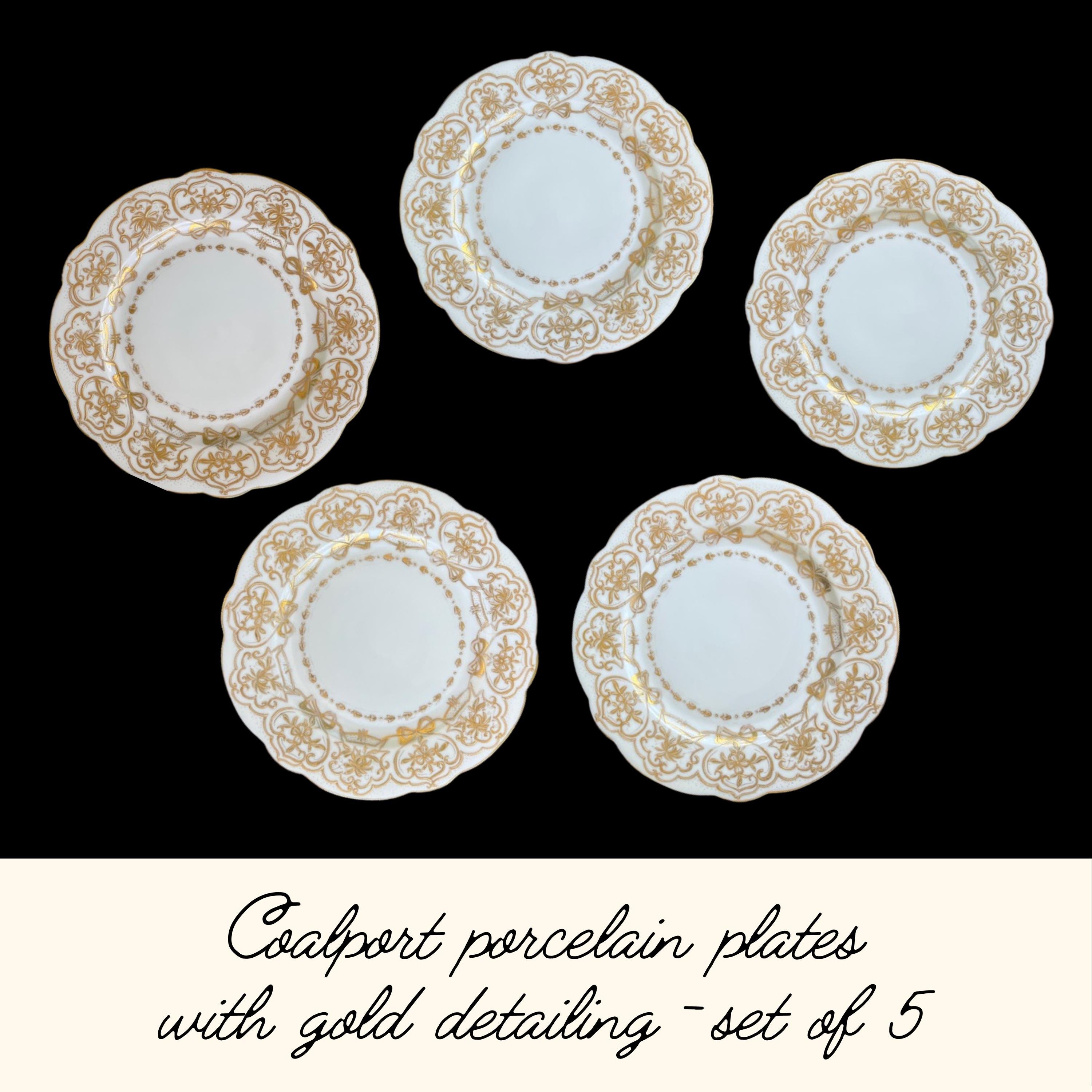 Antique Coalport Porcelain - Etsy