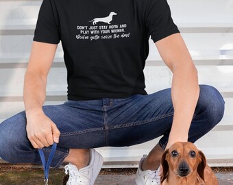 Seize The Day Wiener Dog T-Shirt, Unisex Jersey Tee