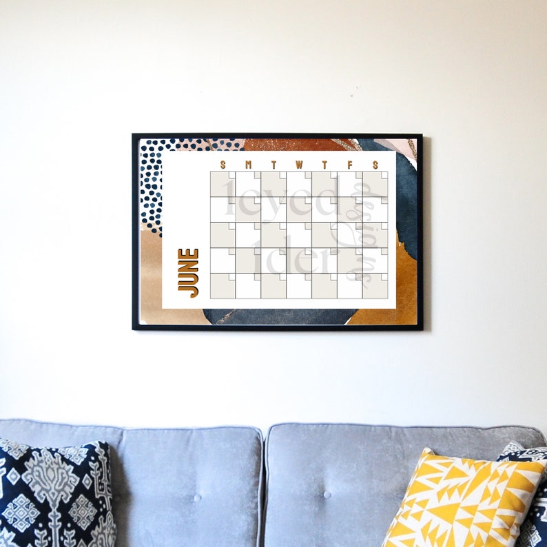 PRINTABLE Calendar, Wall Calendar, Monthly Planner, Printable PDF ...