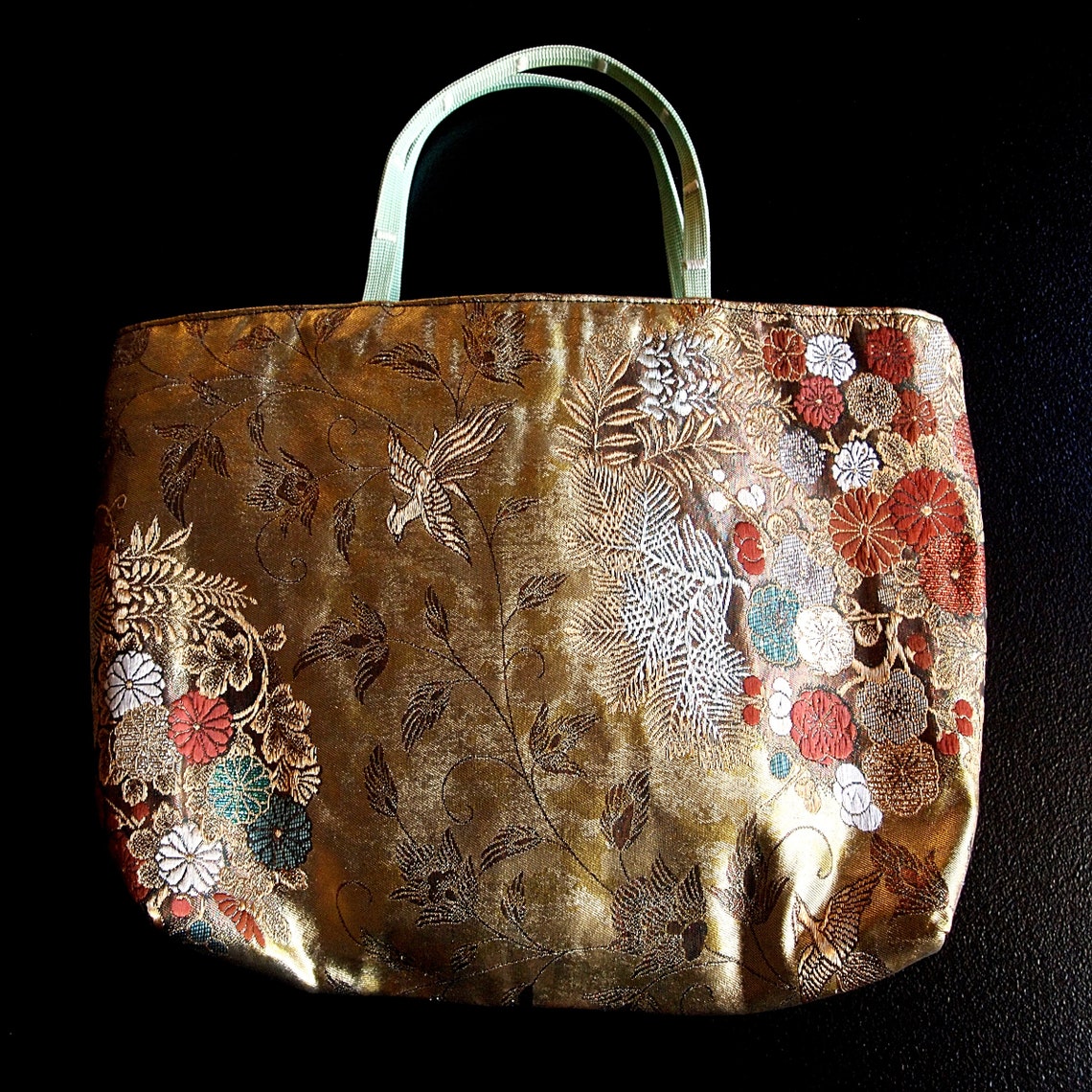 Tote bag of Obi Kimono Japanese bag 0000162 Etsy