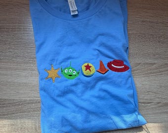 Ready to Ship TS Icons Embroidered Shirt - Size MEDIUM