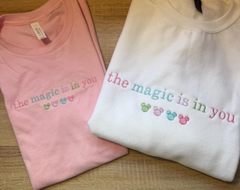 Magic is in you Embroidered Shirt