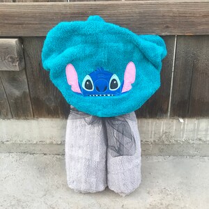 Stitch hooded towel afbeelding 3
