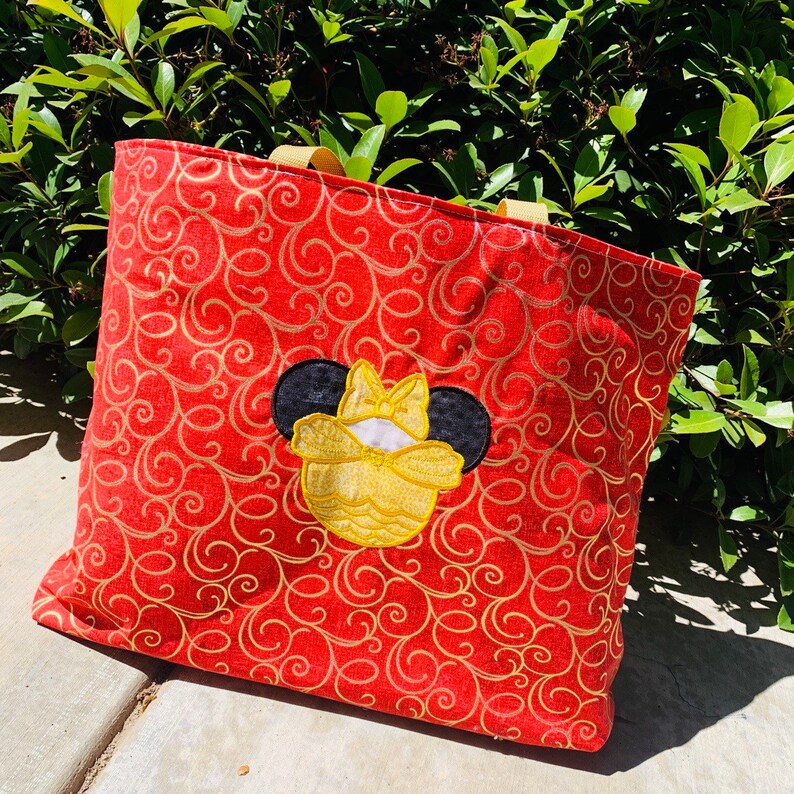 towel or blanket Belle Mouse embroidered tote bag makeup bag