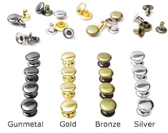 50ct Small Medium Large Cap Rivets Fast and Free Shipping! Rivets for Leather and Crafts 4mm 6mm 8mm Sizes Available 50ct Small Medium Large Cap Rivets Fast and Free Shipping! Rivets for Leather and Crafts 4mm 6mm 8mm Sizes Available