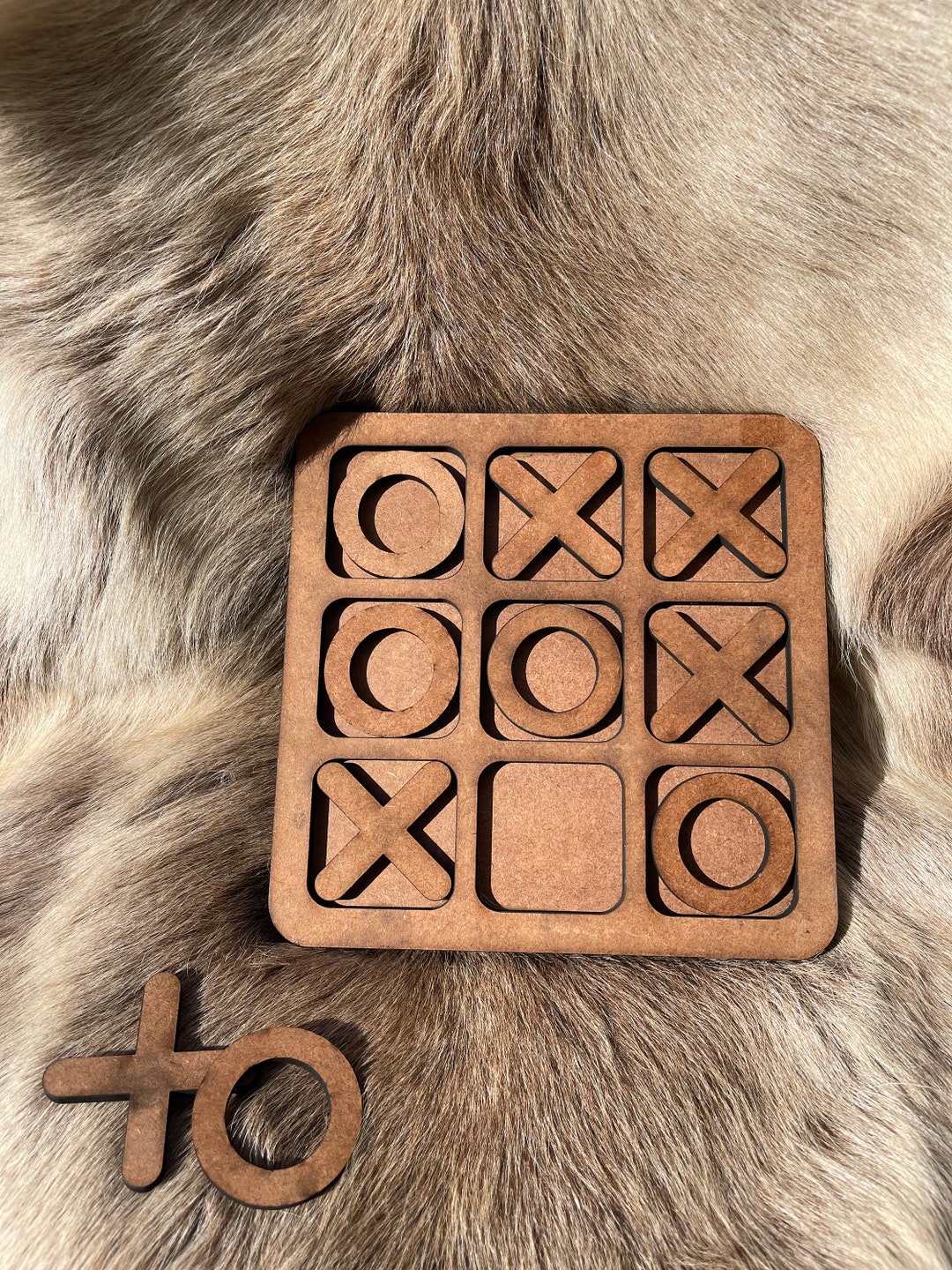 Table Top Tiktaktoe Board Coffee Table Decor Coffee Table Board Game