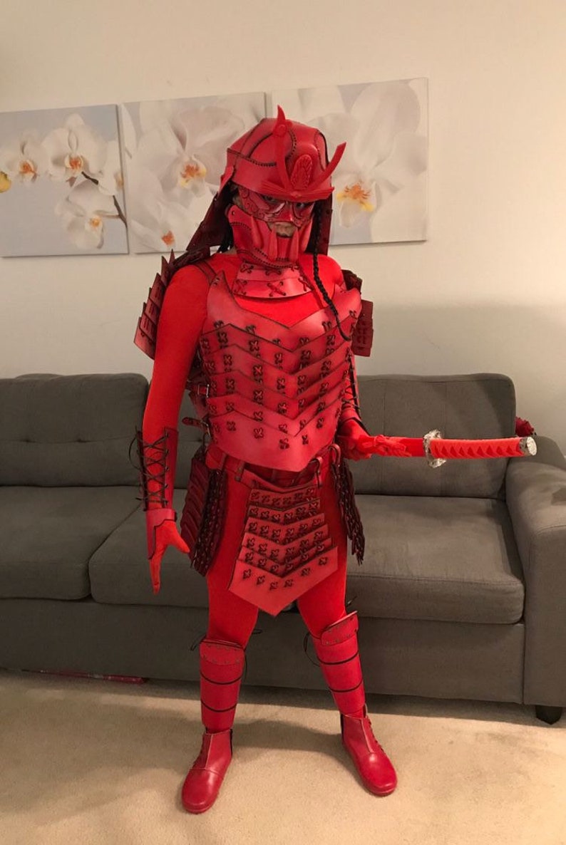 Female Samurai Armor Samurai Folding Armor Etsy
