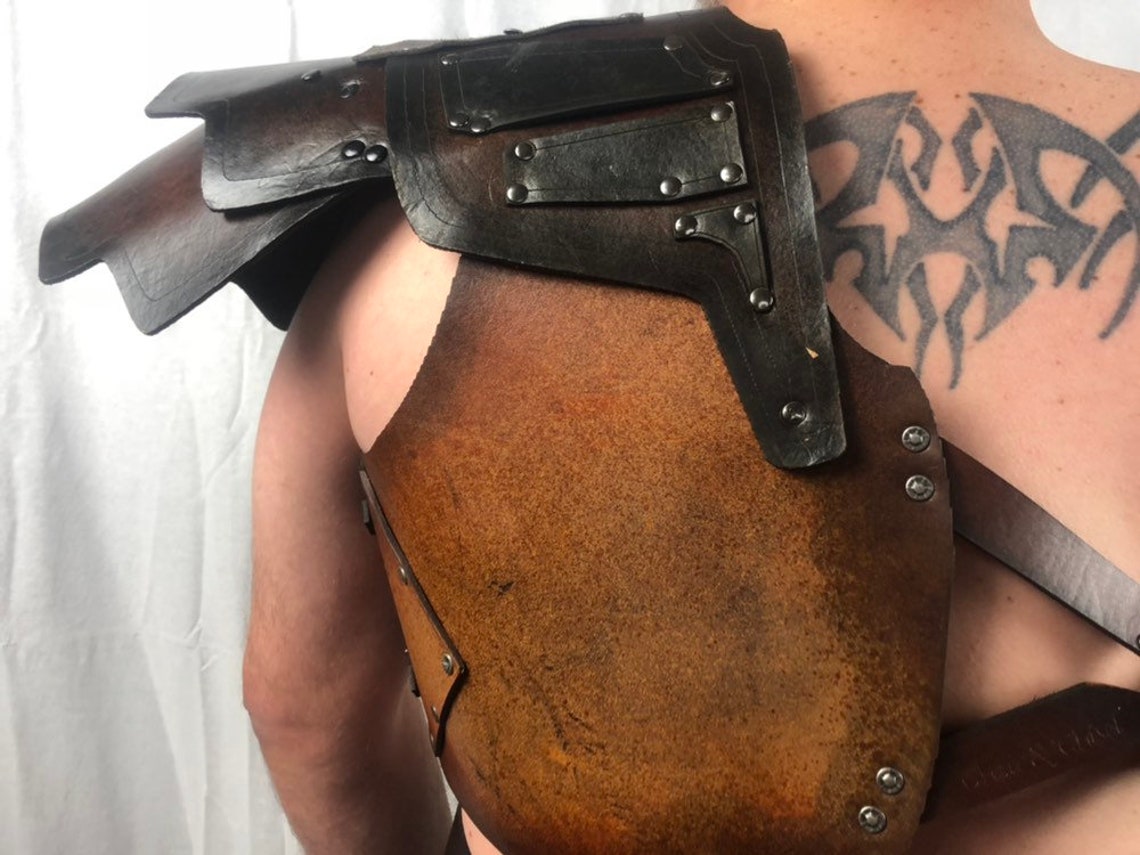 Armadura De Cuero De Gladiador Despiadado
