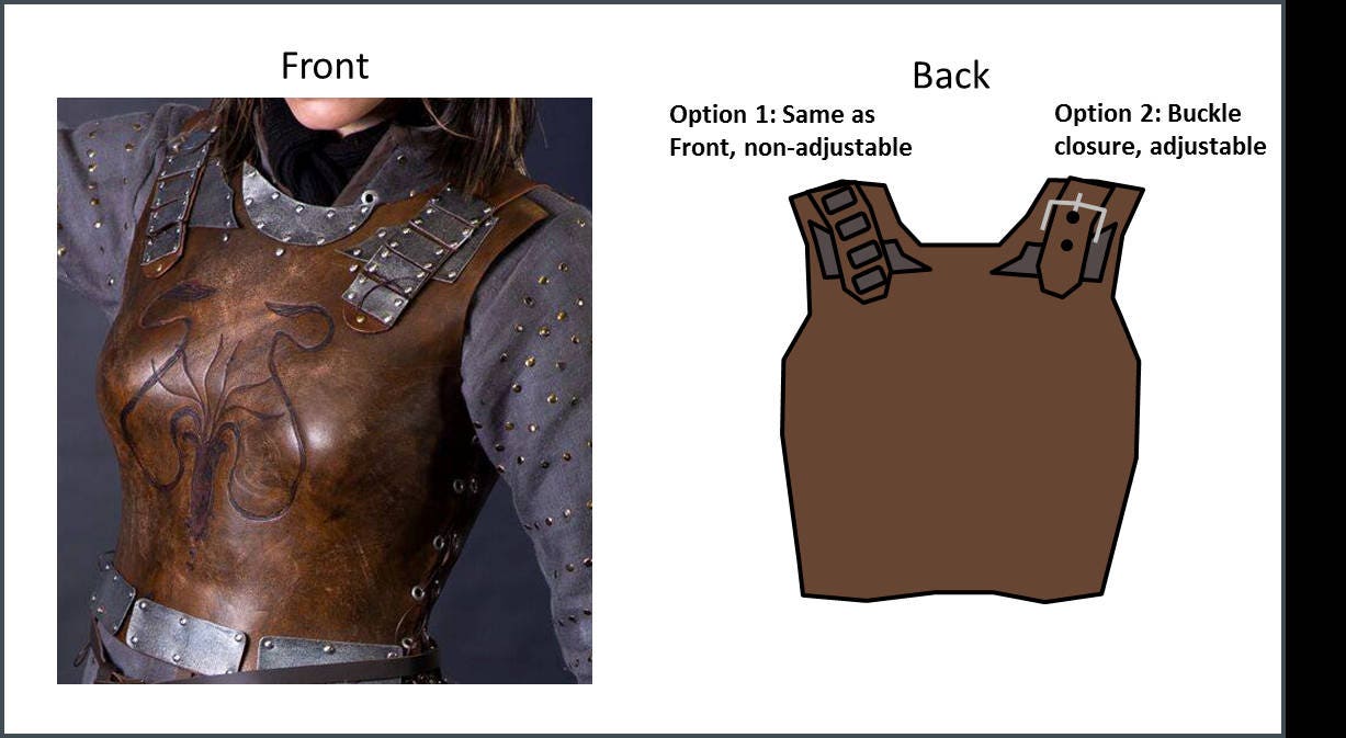 Game of Thrones Armor Yara Greyjoy Armor Leather Game of - Etsy