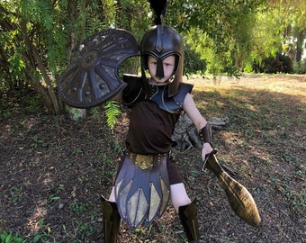 Achilles Leather Armor set - Child and adult sizes -P