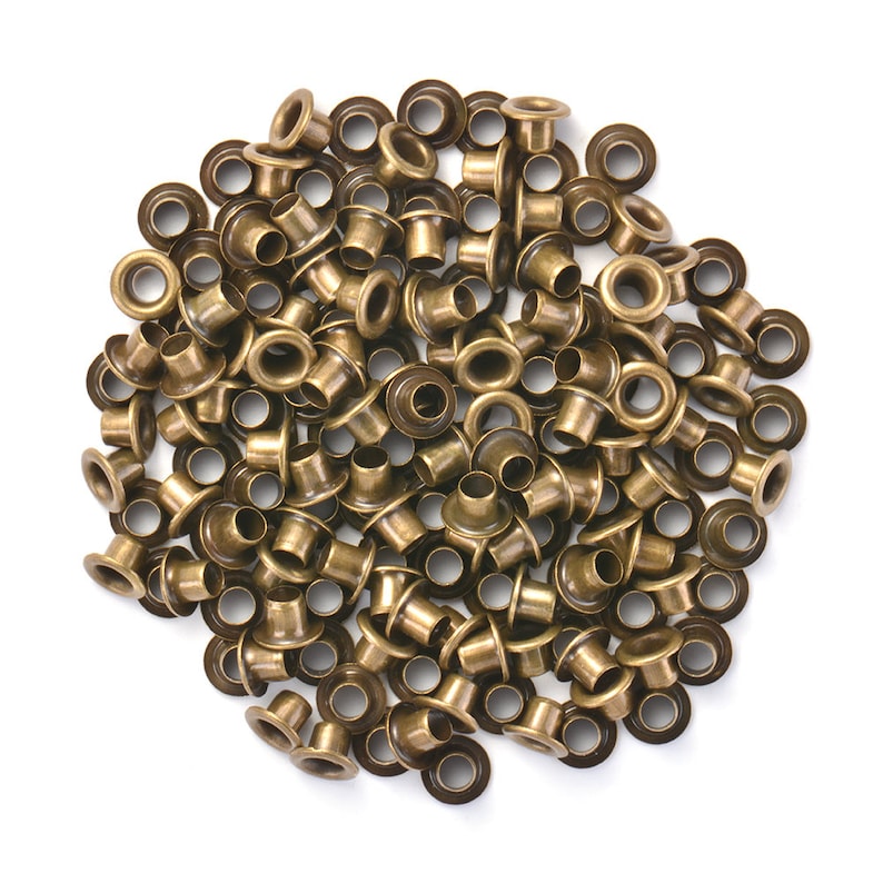 Tiny Grommets 50ct 1mm 12mm Eyelets With Washers Small Etsy Canada