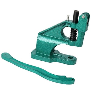 Hand Press - Multipurpose Tabletop Hand Press Machine for punching holes, setting rivets, crystals, eyelets/grommets, and snaps!