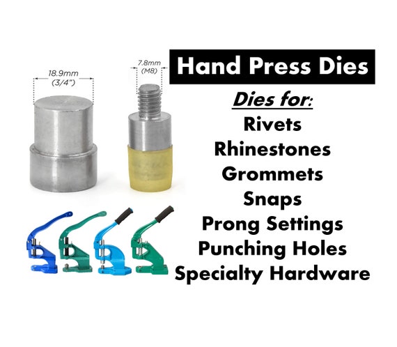 Hand-press and Die for Punch Through Rivet 