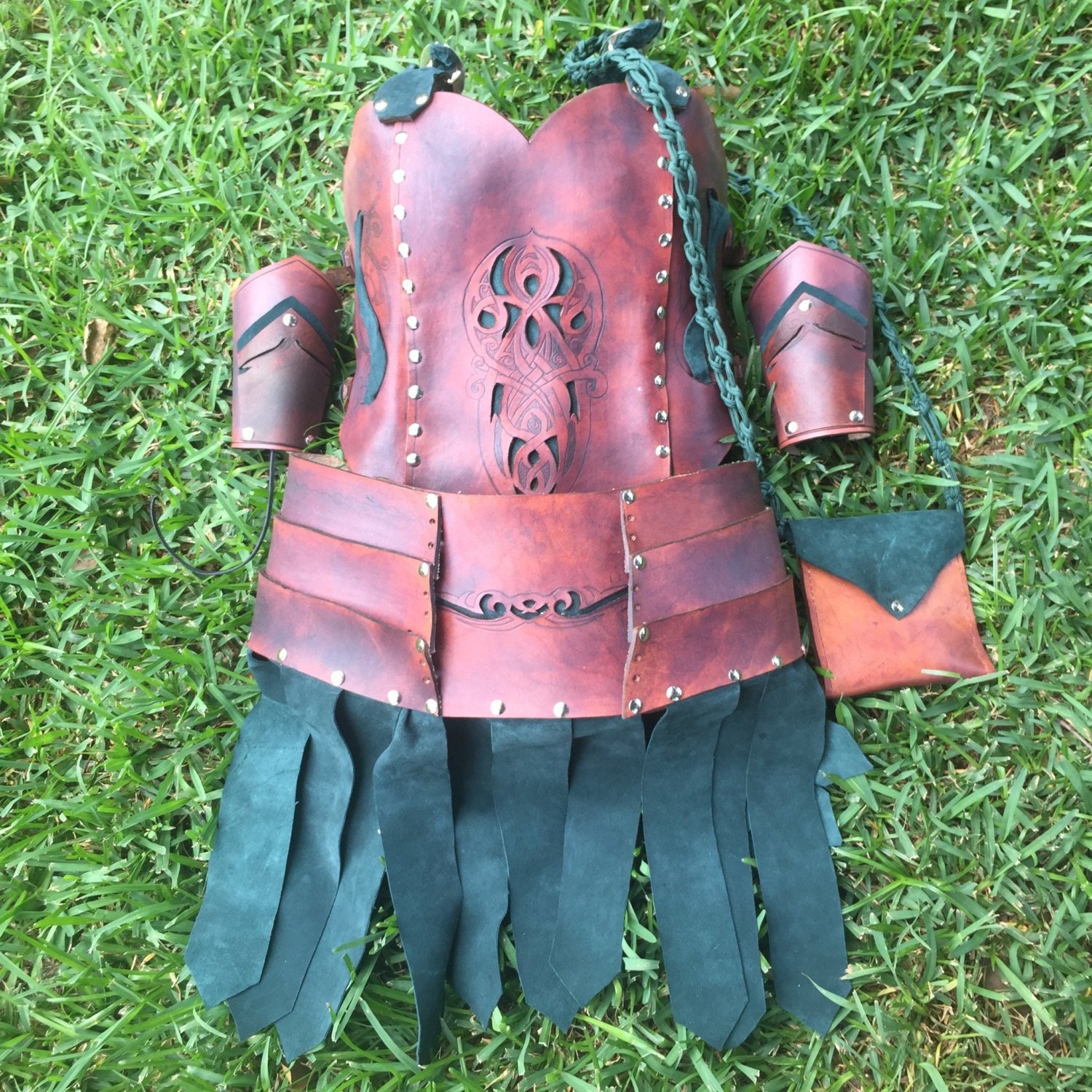 Viking Armor Female Warrior Female Leather Armor Leather Etsy