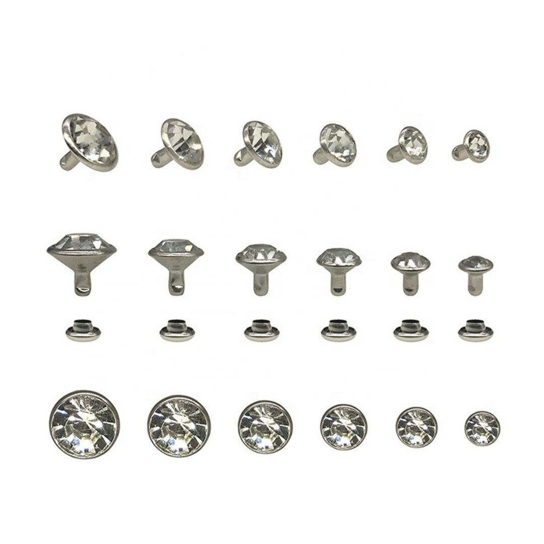 Bargain Deals On Wholesale rhinestone snap fasteners for clothes For DIY  Crafts And Sewing 