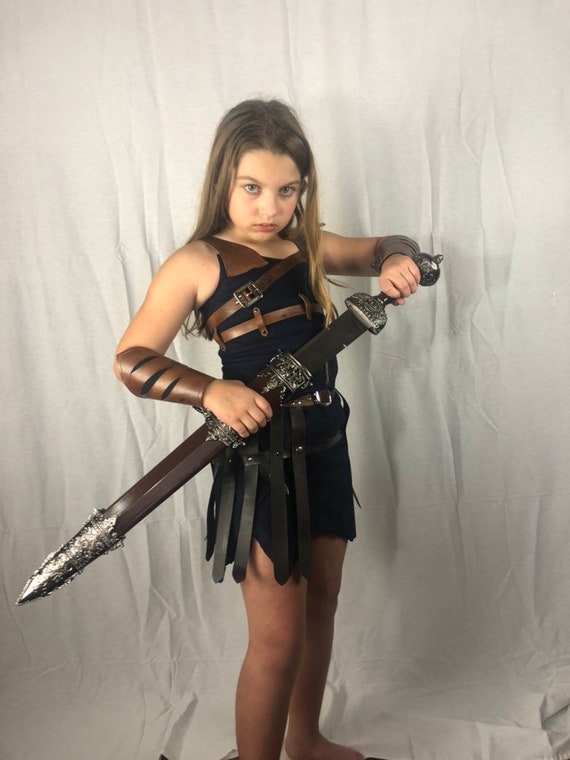 Girl's Warrior Costume Girl's Armor Female - Etsy